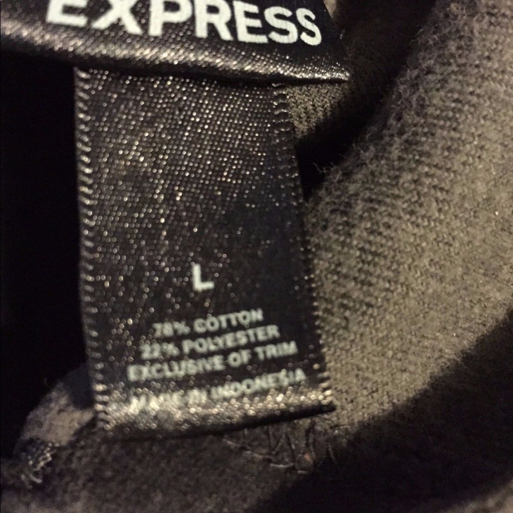 Express Light Jacket Zip Hooded Sweatshirt Size L - Picture 7 of 7